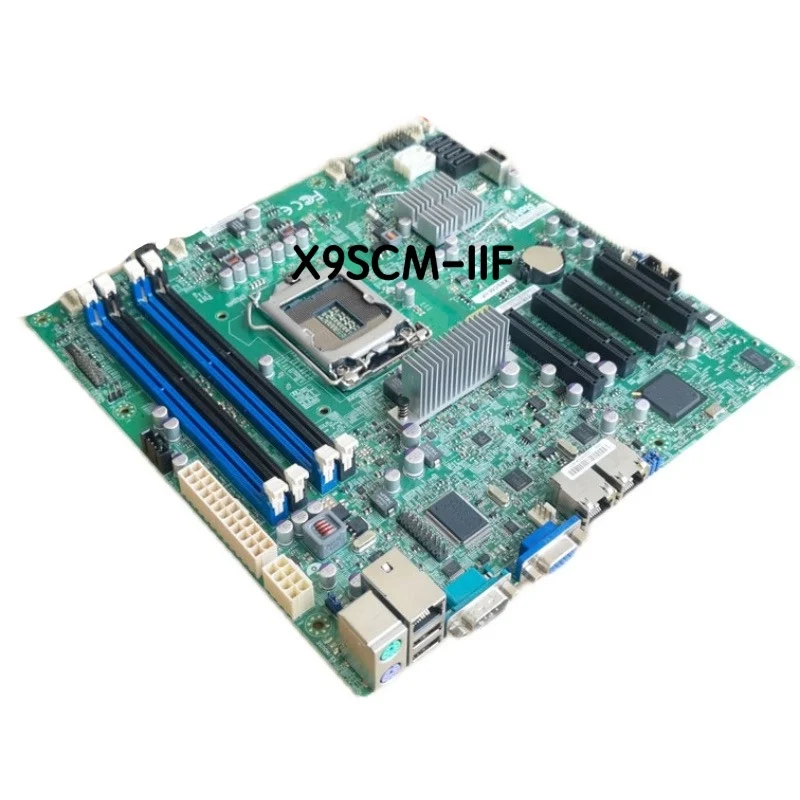 Placa-mãe para Supermicro Workstation, 100% testado OK Mainboard, X9SCM-iif, X9SCM-IIF, LGA1155, C204, frete grátis