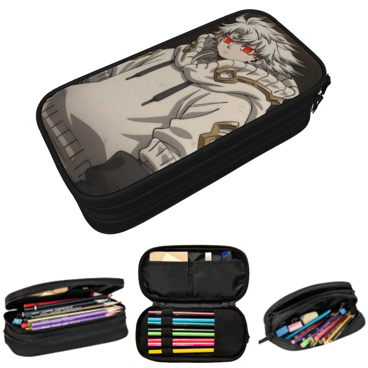 

Аниме-пенал Rudo Surebrec Gachiakuta для мальчиков и девочек, подарочная коробка для ручек, сумка для карандашей, канцелярские принадлежности, пенал-органайзер