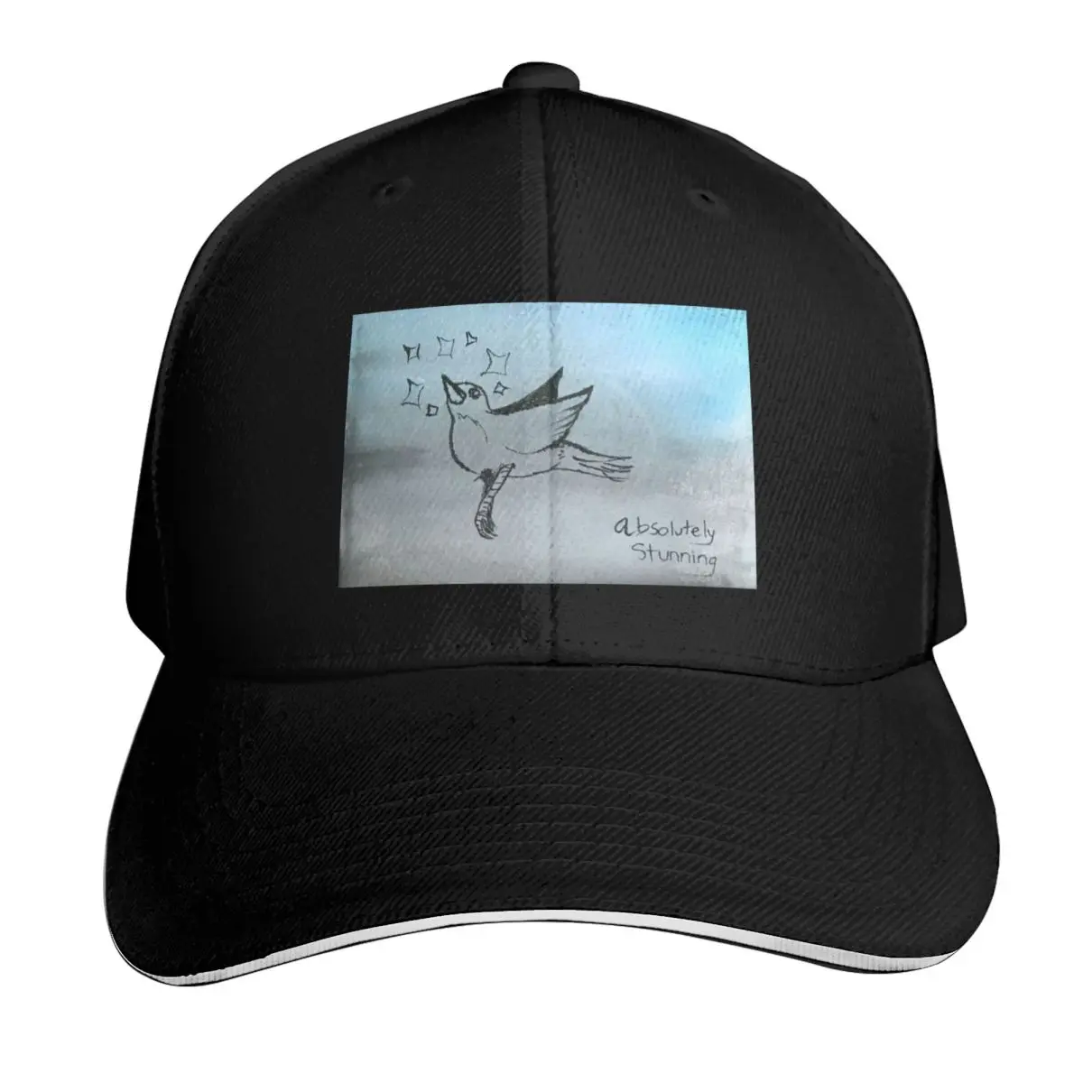 Absolutely Stunning Bird on Acrylic Sky Baseball Cap Men Women Casual Summer Sport Sun Cap