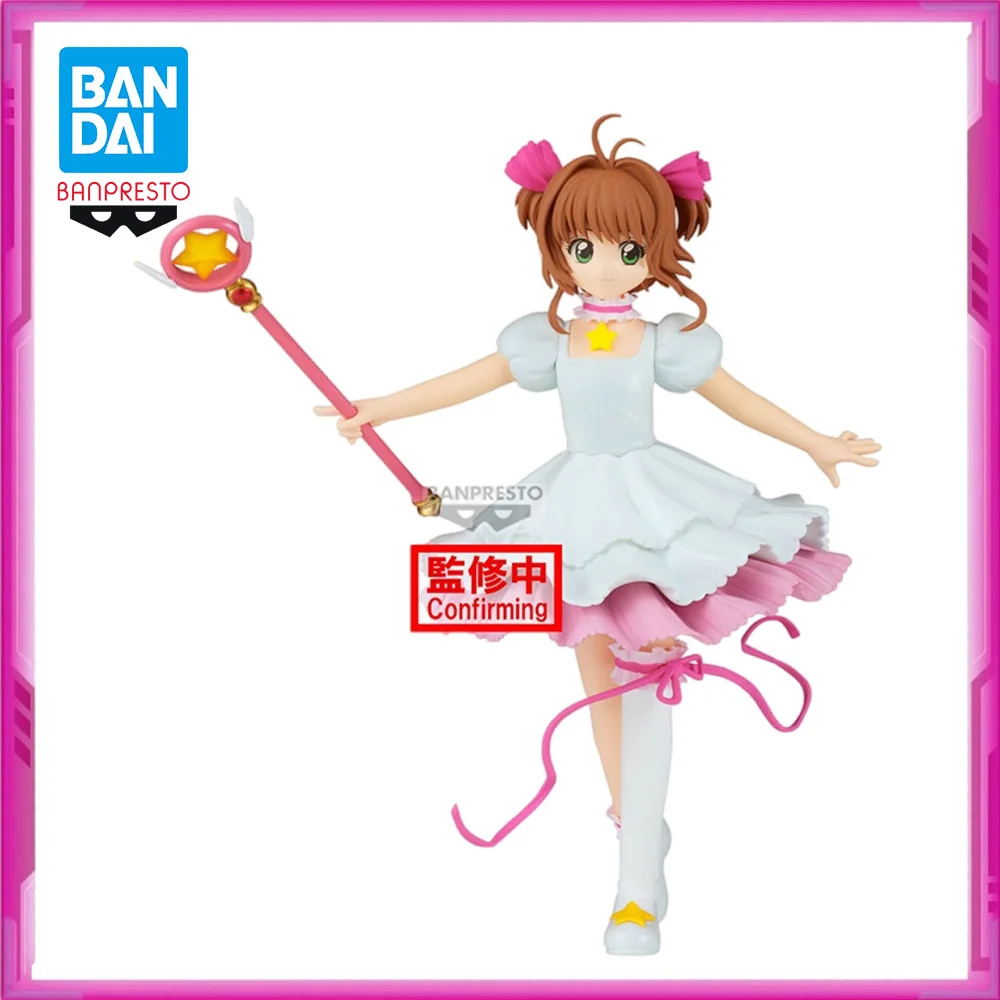 

In Stock Original BANDAI BANPRESTO Cardcaptor Sakura KINOMOTO SAKURA PVC Anime Figures Action Figure Model Toys