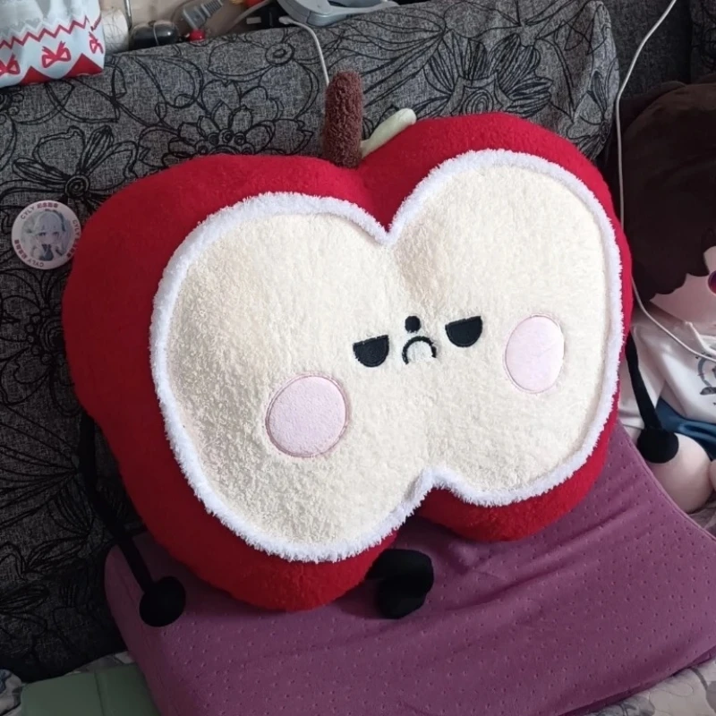 Anime Love And DeepSpace Caleb Brother Cotton Squishy Plush Soft Capture Doll Bolster Sun Fruit Cute Red Apple Doll Friends Gift