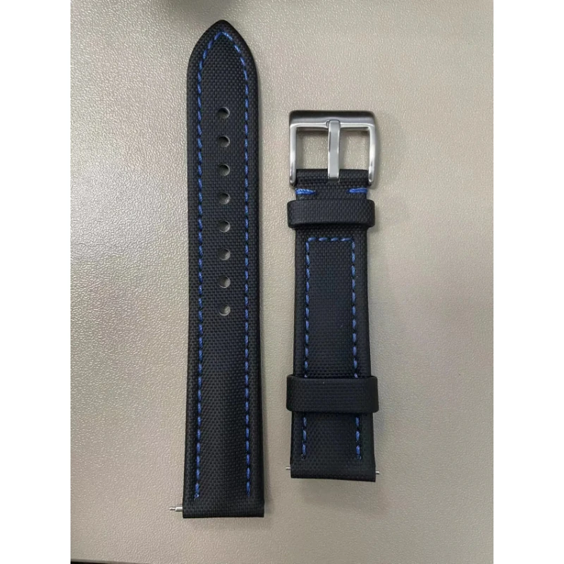 

20 мм 22 мм Samsung Apple Blancpain новый стиль ремешок для часов из парусной ткани нейлоновый быстросъемный ремешок для часов из натуральной кожи