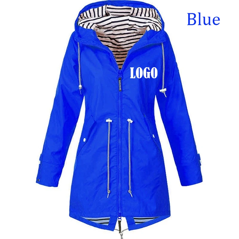 Customized Women Outdoor Jacket Running Coat Jackets Climbing Hooded Sleeve Hooded Windbreaker Jacket