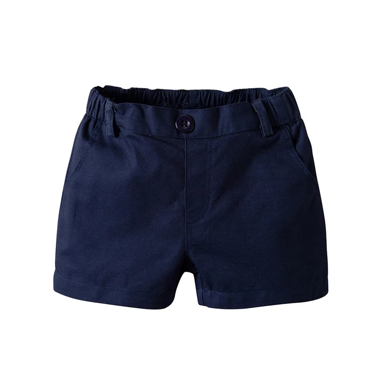 DE PEACH New Summer Infant Baby Casual Shorts Pants For Boys Girls Clothes Newborn Toddler Shorts Elastic Waist Solid Color