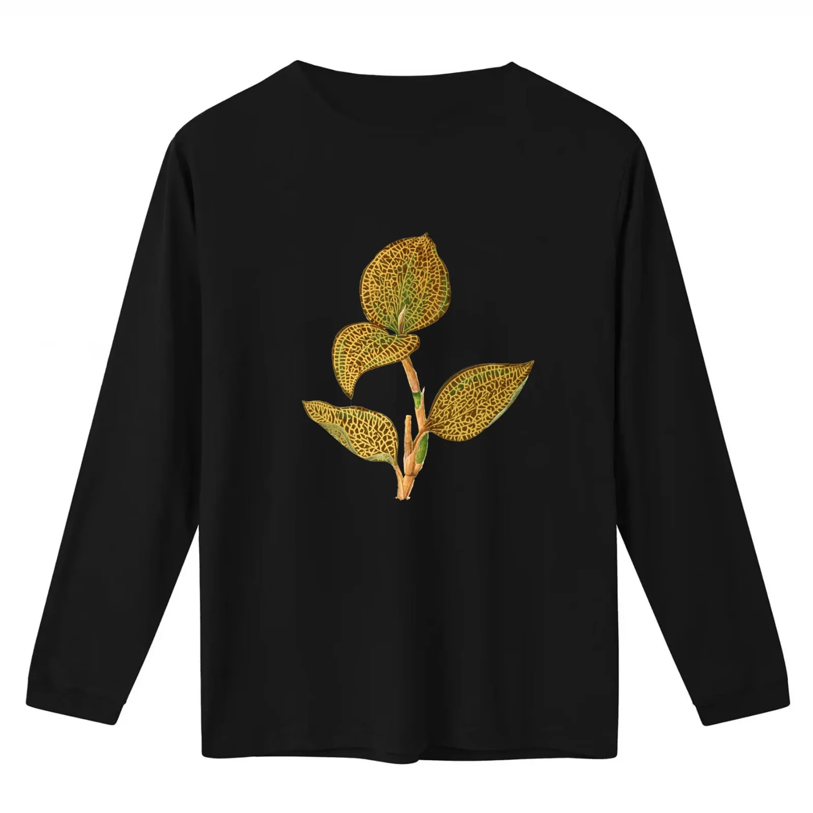 Jewel Orchid - Anoectochilus setaceus - Rothschild T-Shirt Summer Casual Cotton Tee Oversized Streetwear Tops 100% Cotton