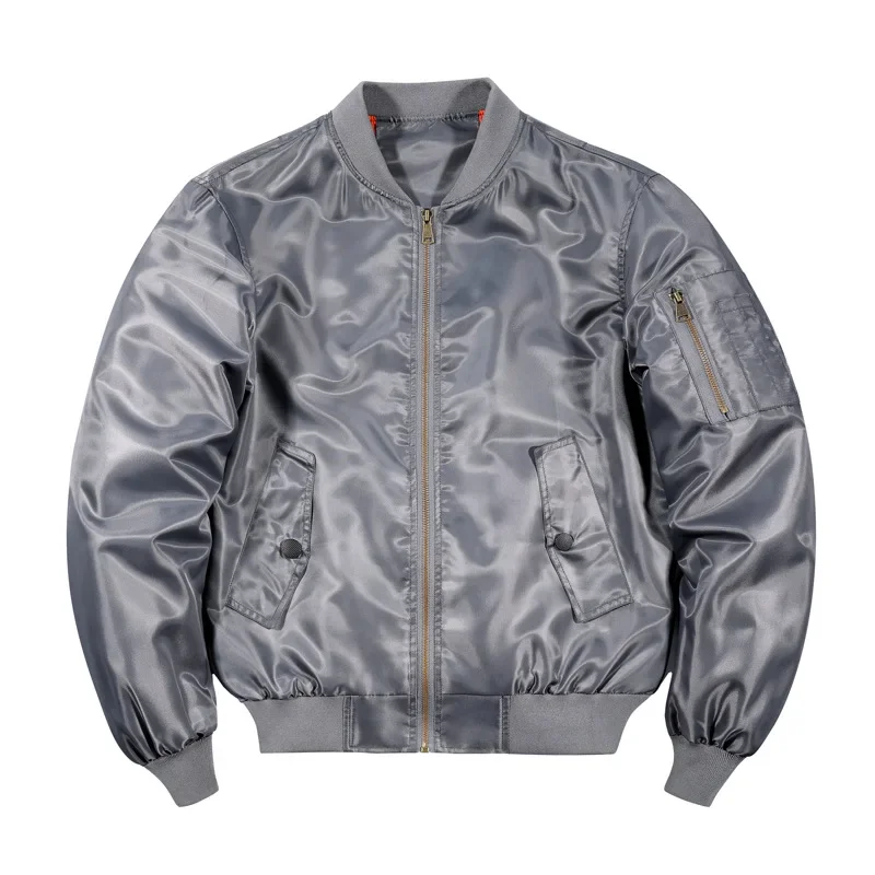 

Spring and Autumn Stand-Up Jacket Men's Air Force One MA-1 Pilot Men's Jacket