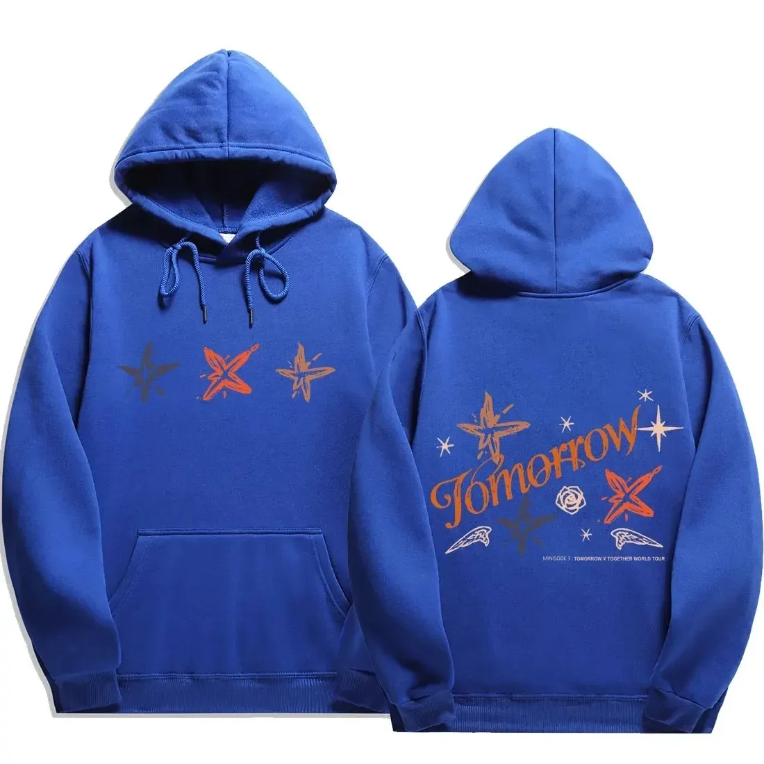 جديد Txt Act وعد طباعة الهيب هوب هوديس الرجال موضة كم طويل بلوزات الرجال كول عادية Harajuku الشارع الشهير البلوفرات Y2k