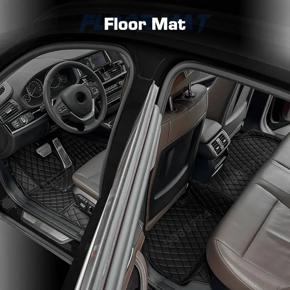 Car Floor Mats For Hyundai Santa Fe Five Seats 2006 2007 2008 2009 Auto Foot Pads Carpet Cover Interior Accessories