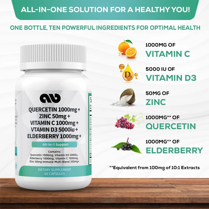 

Super immune enhancer - containing seaweed, garlic, ginger, bromelain, nettle, lingzhi mushrooms, etc