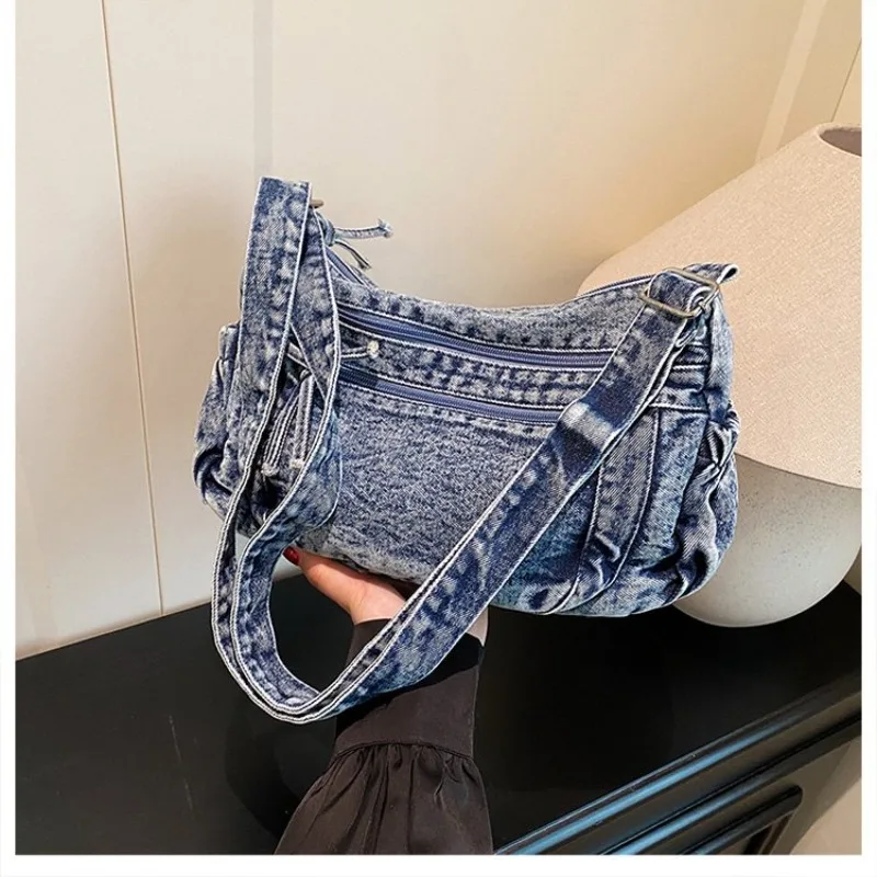 Sac à langer élégant de couleur unie, sac à bandoulière pour femme, sac à main décontracté en cuir rétro, le meilleur choix des super stars