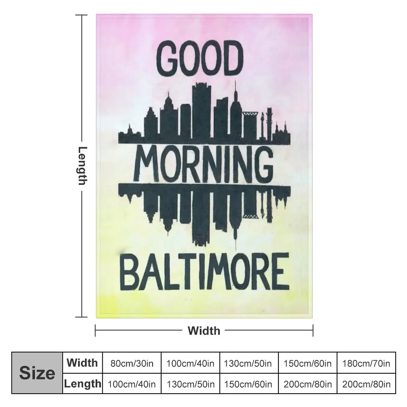 Hairspray - Good Morning Baltimore! Throw Blanket Plaid funny gift Plaid on the sofa Cute Plaid Blankets