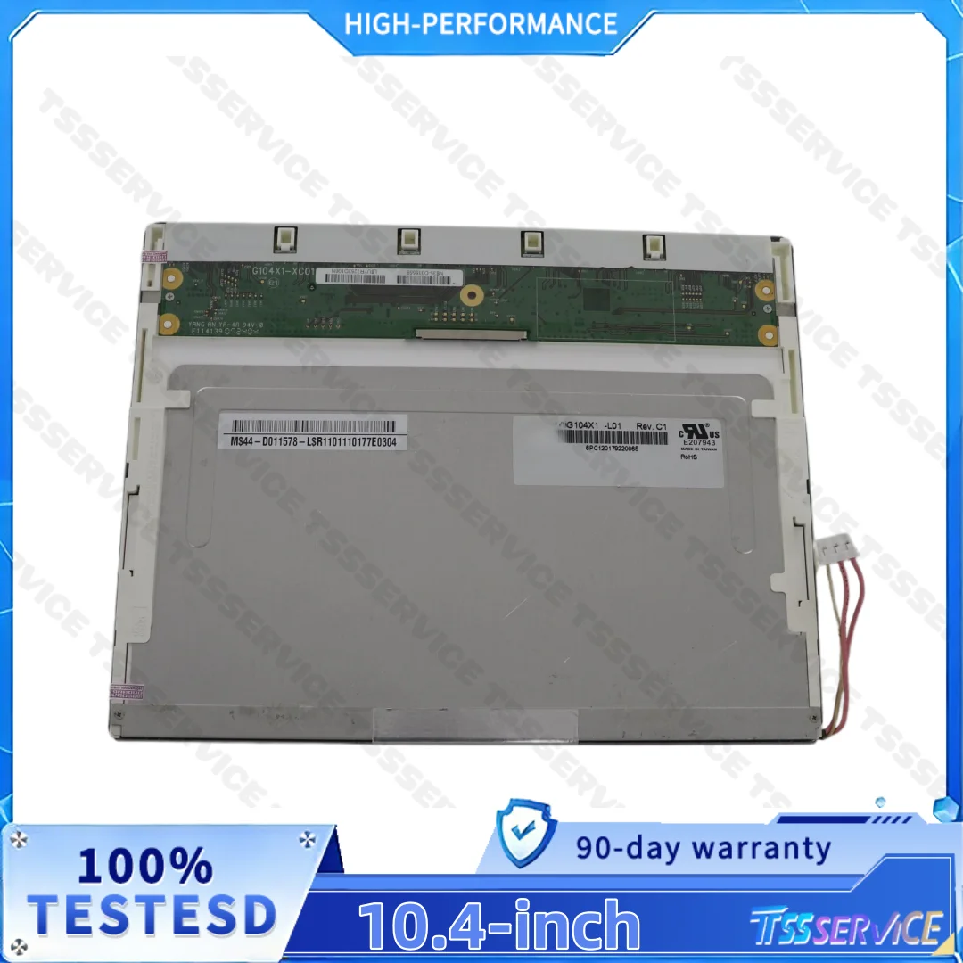 G104X1-L01  10.4 inch TFT LCD with 1024*768 Resolution for Industrial Applications
