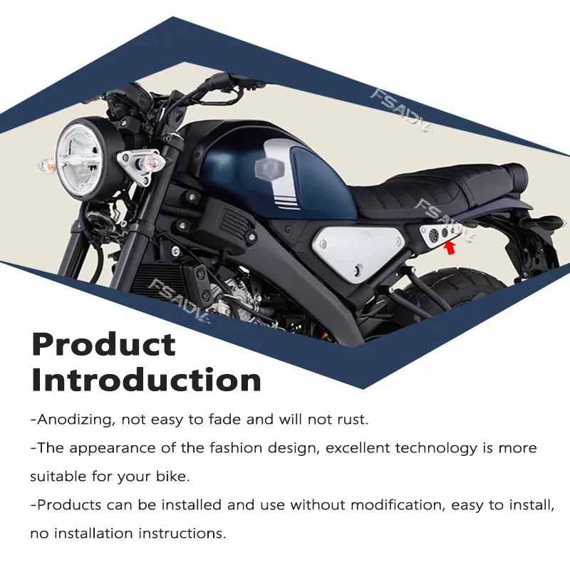 For Yamaha XSR155 XSR125 XSR 155 125 2019 2020 2021 2022 Motorcycle Rear Side Cover Cap Panel Plate Frame Cover Guard Protector