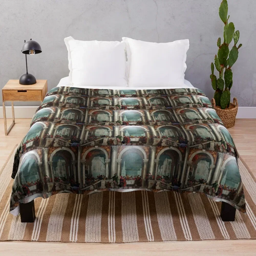 

Feast in the House of Levi by Paolo Veronese Throw Blanket sofa bed Quilt Thins heavy to sleep Blankets