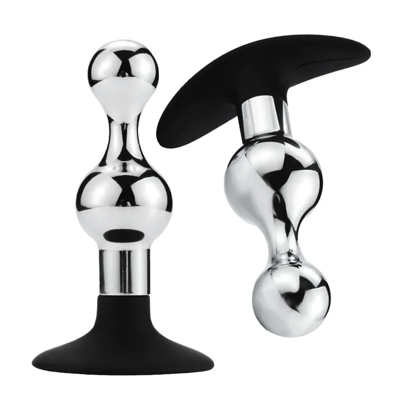 ANMOOEE الثقيلة اضافية كبيرة الشرج التوسع المعادن الشرج المكونات دسار الفولاذ المقاوم للصدأ بعقب المكونات تدليك البروستاتا الجنس لعب الكبار #5