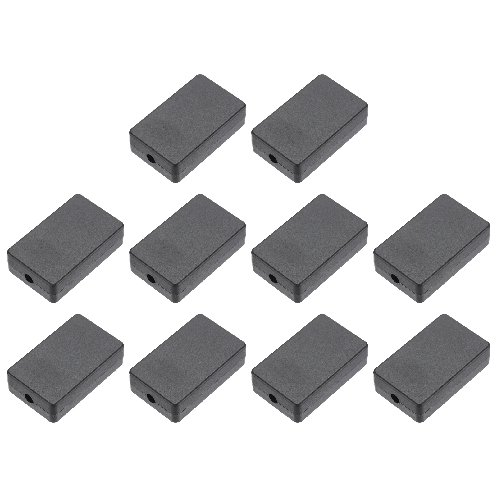10Pc Black ABS Plastic Junction Box Dustproof DIY Electronic Wiring Box Enclosure Project Case Housing Instrument Case Enclosure