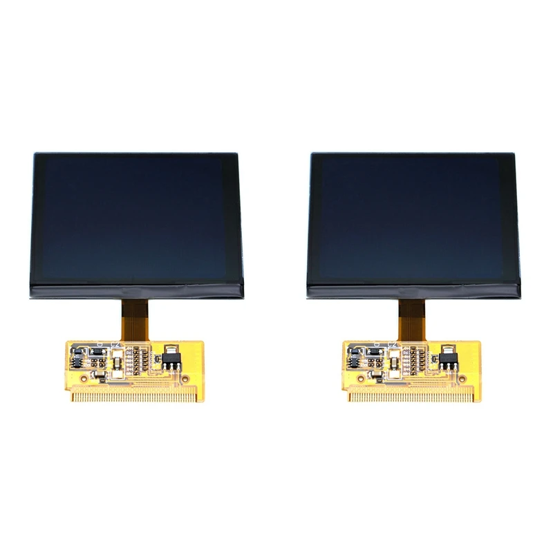 2X For  A6 C5 LCD Display A3 S3 S4 S6 VDO Display For  VDO LCD Cluster Digital Dashboard Pixel Repair