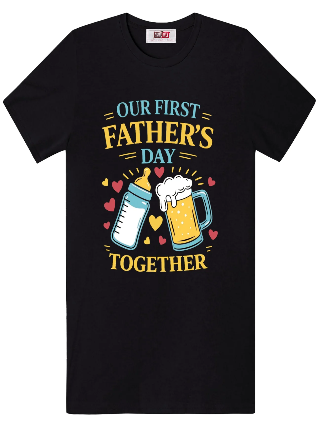 Arvilhill T-shirt pour homme pour la fête des pères de ma fille, Best Dad Ever Daddy Tax, t-shirts graphiques amusants sur le thème de la pêche (S-3XL)