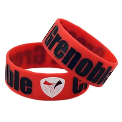 1 PC Crossfit Grenoble Silicone Wristband One Inch Wide Sport Bracelets