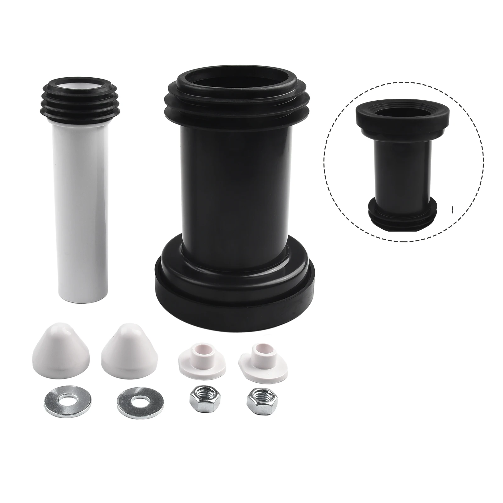 For Geberit for duofix Cistern Wall Hung for wc Frame Pan Connection Pipe 152 426 46 1 Sleek Satin Chrome Cover Included