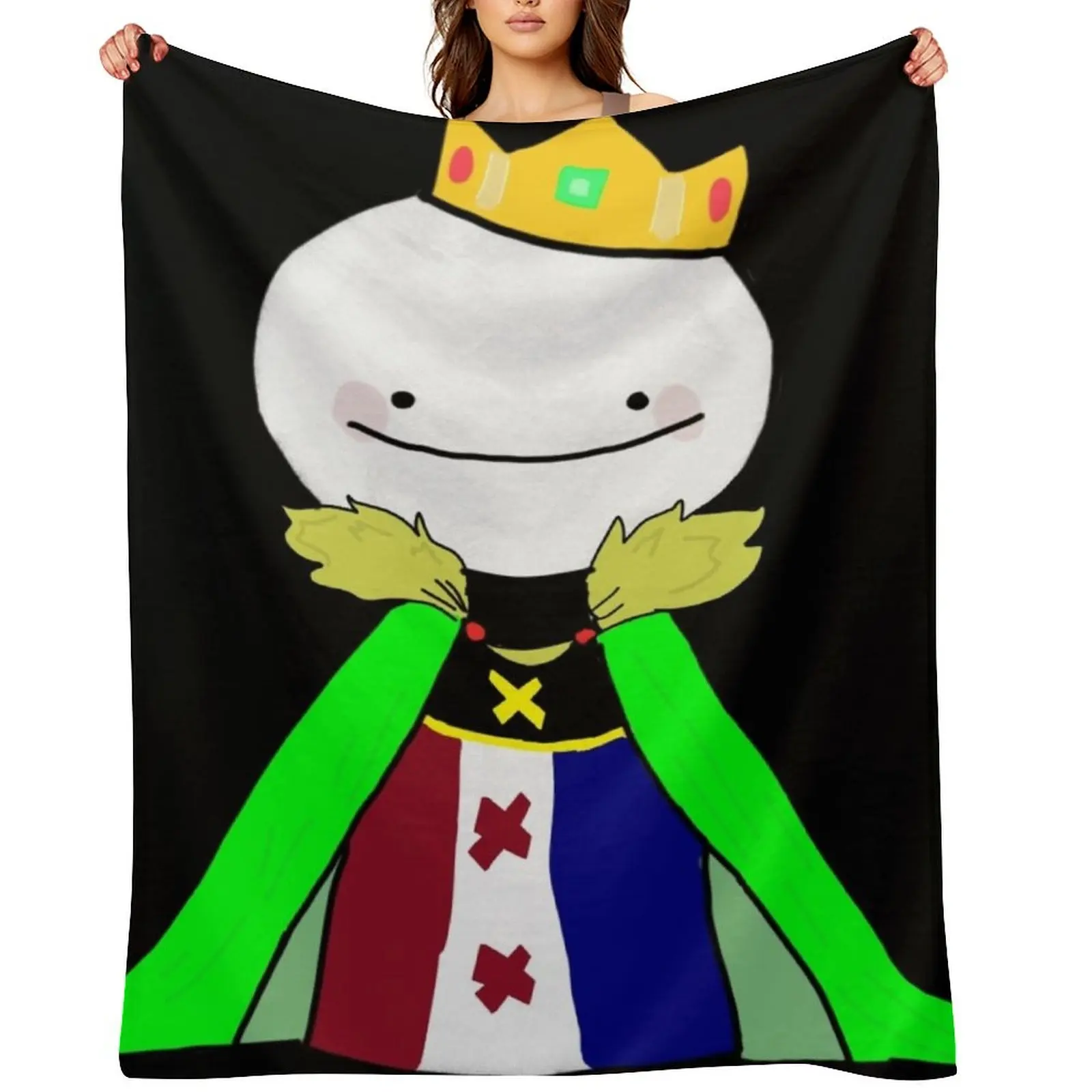 

Dream smile merch - Dream smp flag Throw Blanket Bed Fashionable Thermal Baby funny gift Blankets