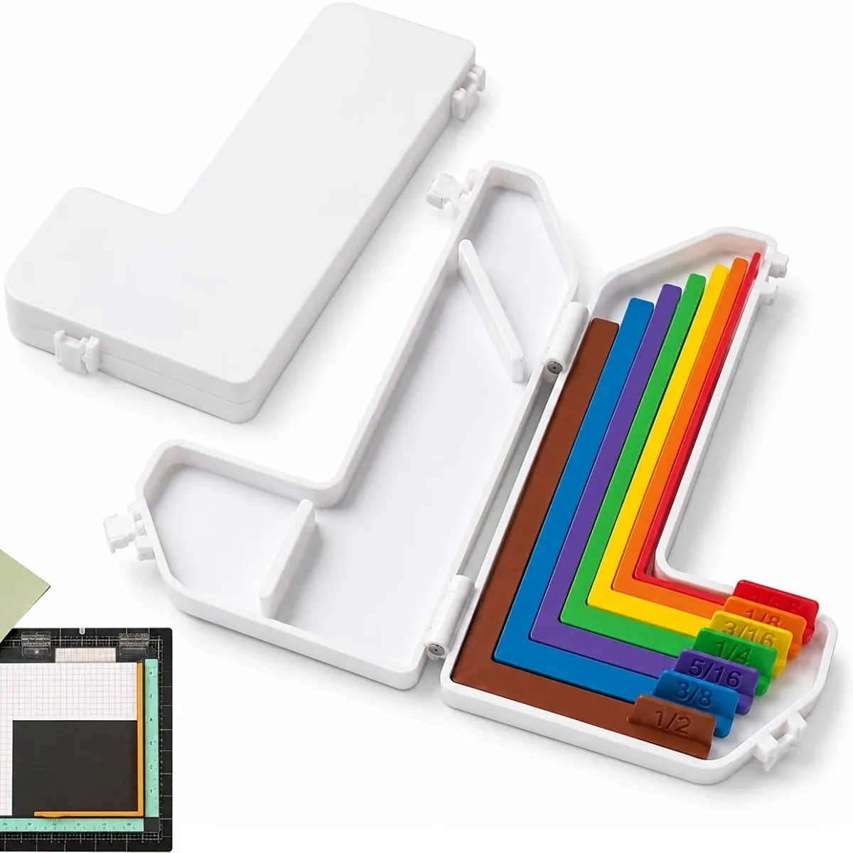 Box Art Alignment Kit 7 Precision Stacking Spacers for Card Making and Scrapbooking Projects