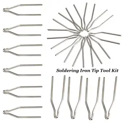 2/4/6pcs Pyrography Wire Tip High Temperature Electric Welding Tool Kit Soldering Iron Wire Alloy Portable Heating Wire