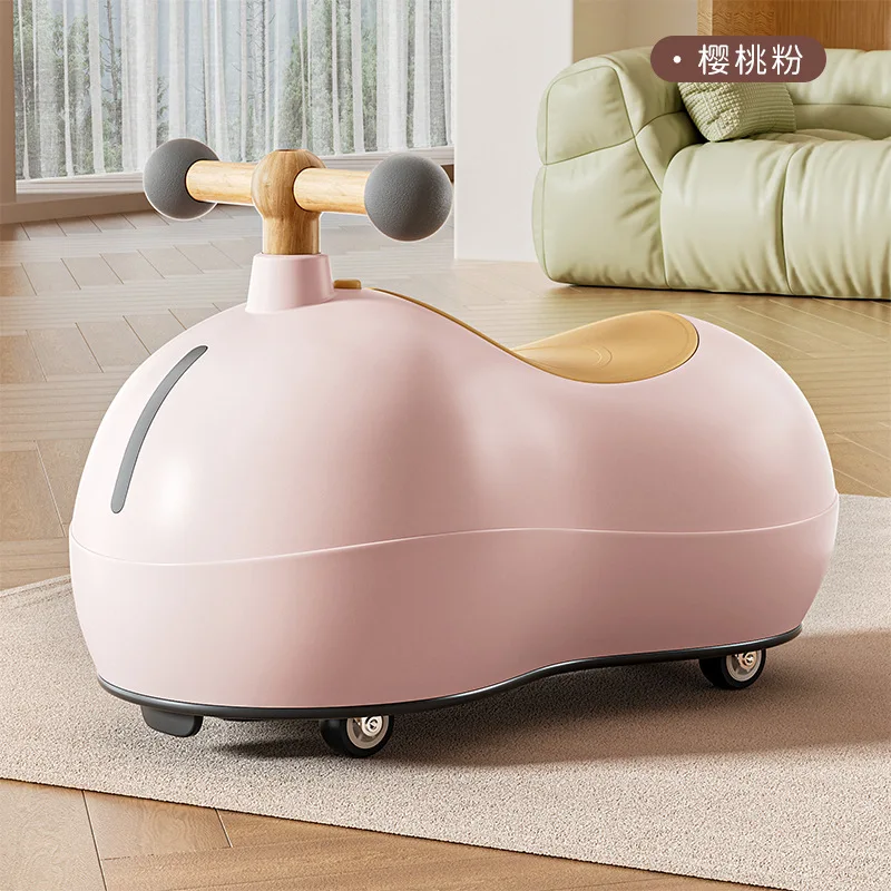 Baby Scooter Balance Car Walker Baby Twist Car 1-3 Years Old Boys Girls Anti-rollover Universal Wheel Yo-yo Car