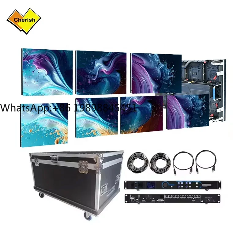 

P2.5 2.9 P3.91 7680HZ Rental Video Wall Event Backdrop Easy Installing Indoor/Outdoor LED Display Panel for Concert Stage Stage