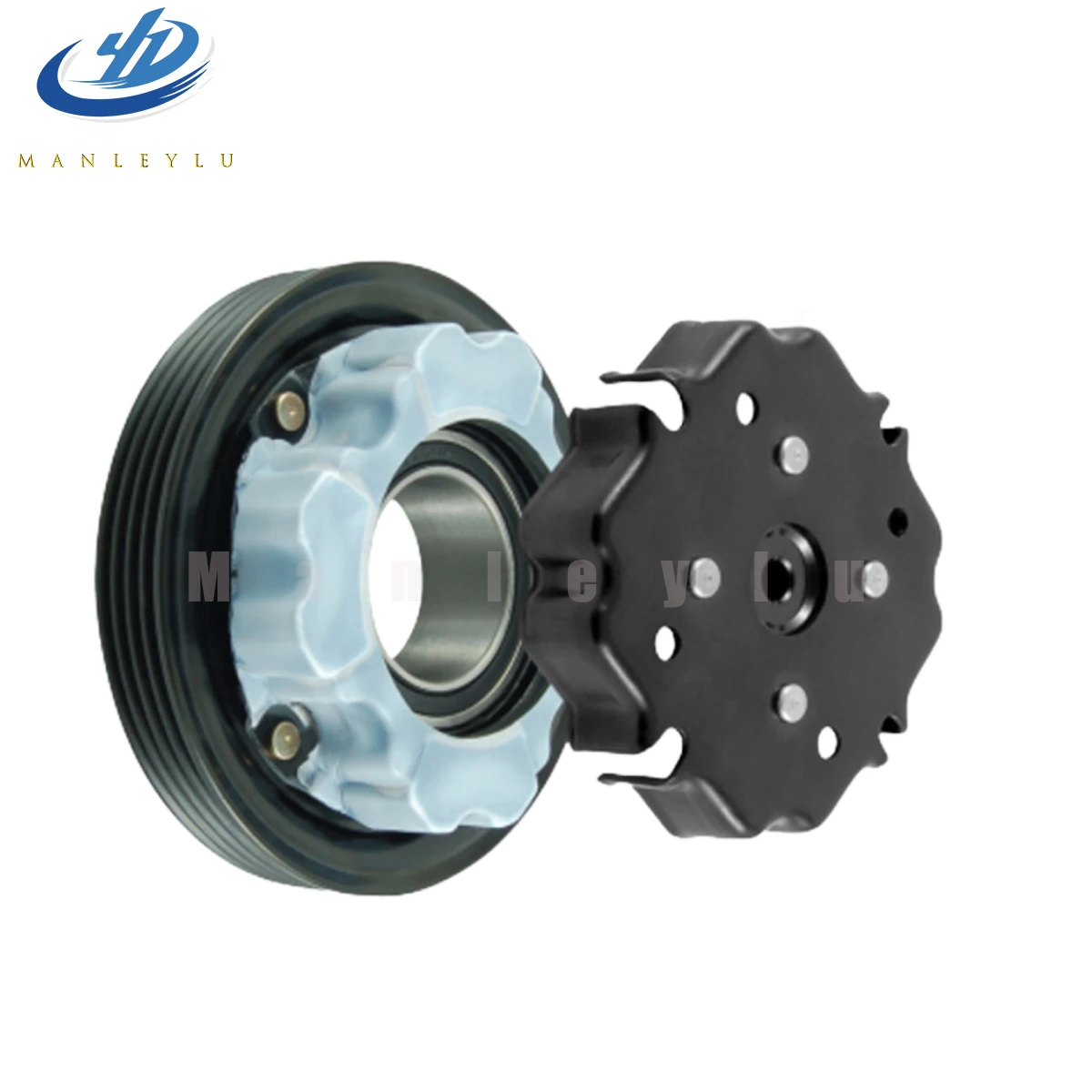 

AC A/C Compressor Clutch Pulley For BMW 745i ALPINA B7 N62 E65 (2003) 760Li N73 E66 OEM 64526901781 64509175481