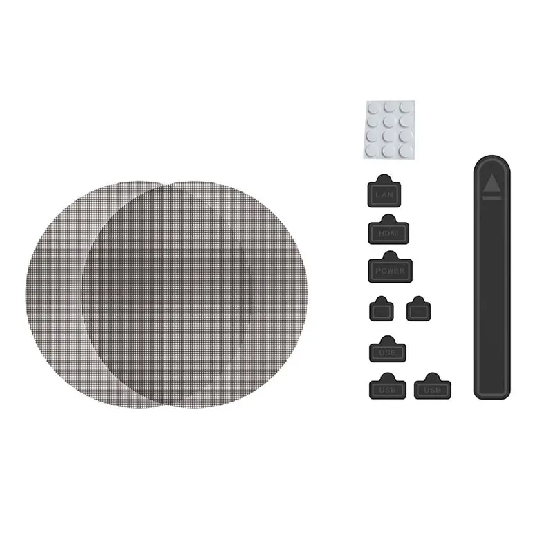 Y44A Universal Dust Filter for PS5/Slim/PRO Consoles Disc Digital Edition Dust Cover Plug Kit Protective Accessories view 2
