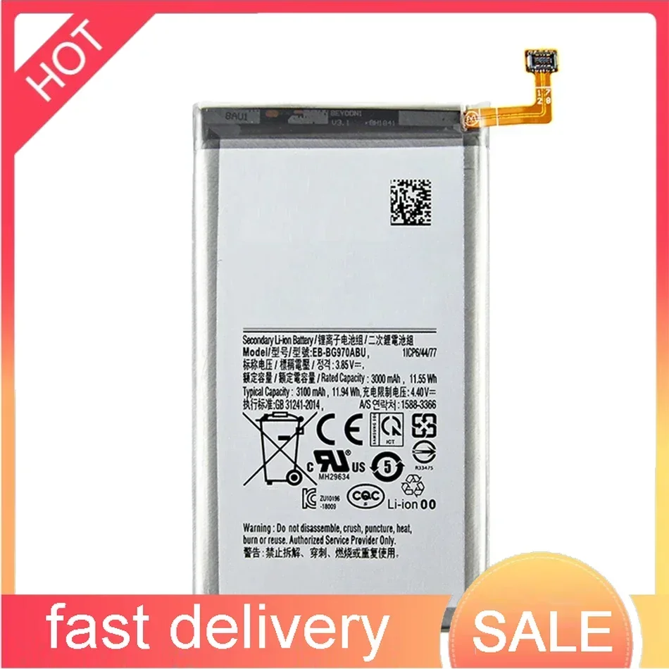 Battery EB-BG970ABU 3100mAh For Samsung Galaxy S10E S10 E G9700 SM-G970F/DS SM-G970F SM-G970U SM-G970W Bateria