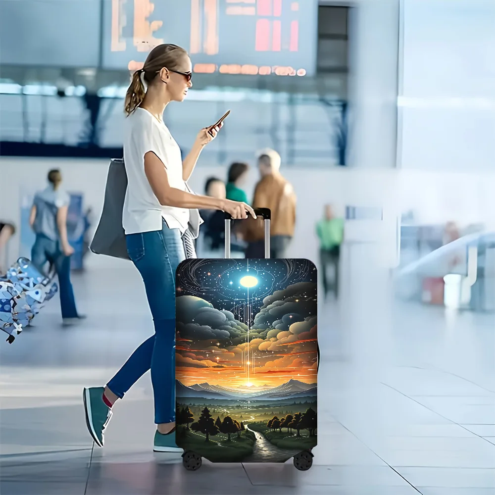 capa-de-bagagem-com-estampa-de-paisagem-cosmica-1-peca-para-tamanhos-de-bagagem-de-18-a-32-polegadas-acessorios-de-viagem-elasticos-e-a-prova-de-poeira-para-protecao-eficaz