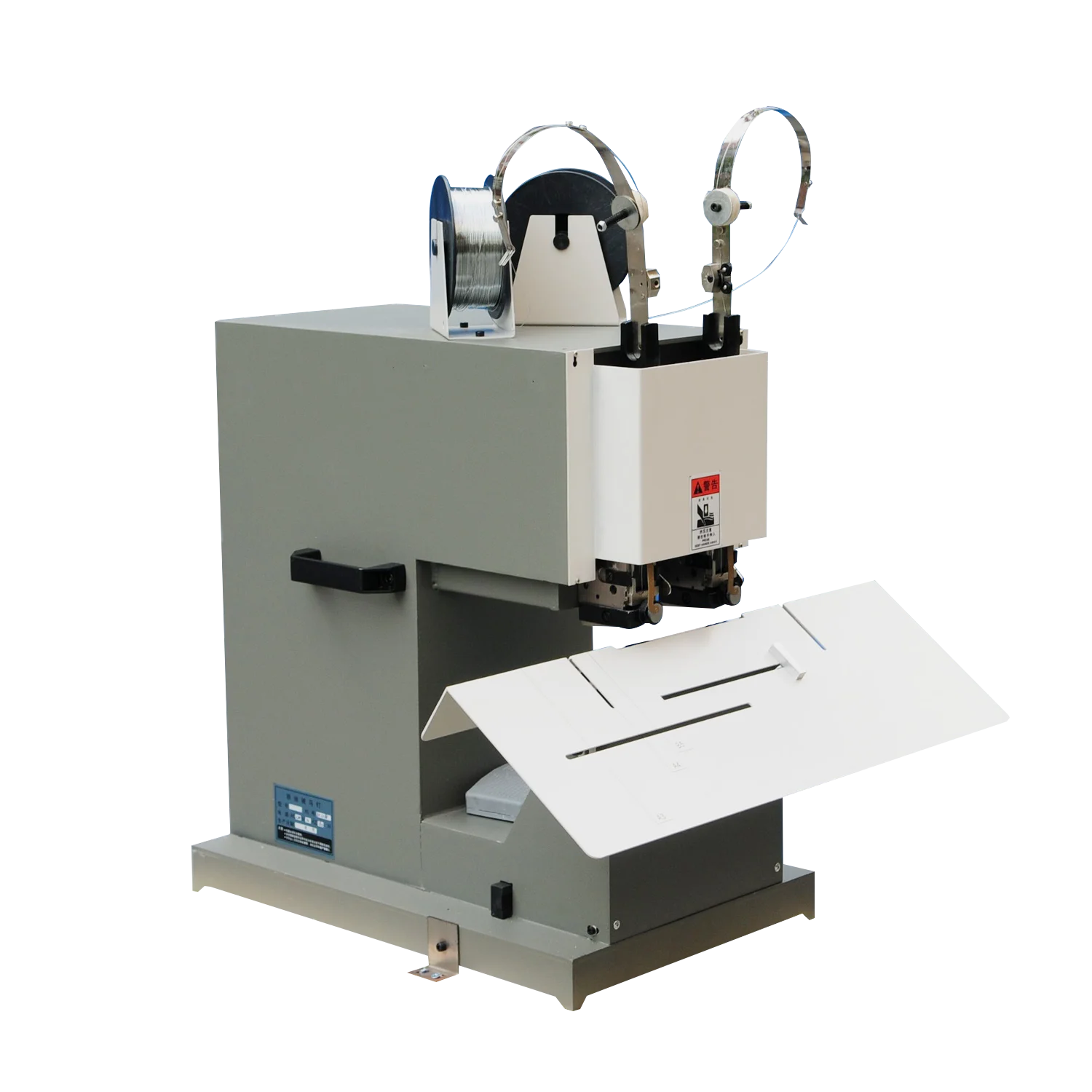 Double Book Wire Stitching Binding Machine Stitching Wire Making Machine Saddle Stitch WS602 White Notebook Binding Machine 13mm