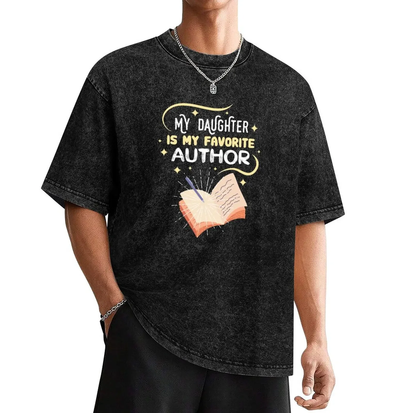 Writing - Favorite Author - Funny Writer Gift T-Shirt plus size tops sweat new edition Aesthetic clothing Short sleeve tee men