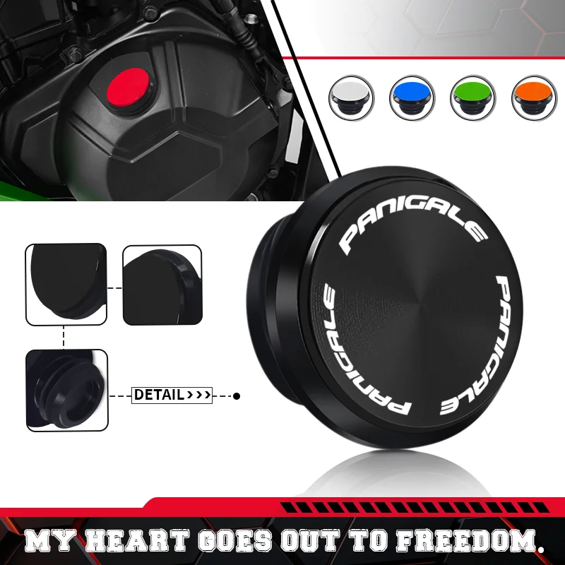 NEW Motorcycle Engine Oil Cup Oil Filler Cap Plug Cover For DUCATI PANIGALE 1299 panigale V4 V4S V4R CNC Accessories & Panigale