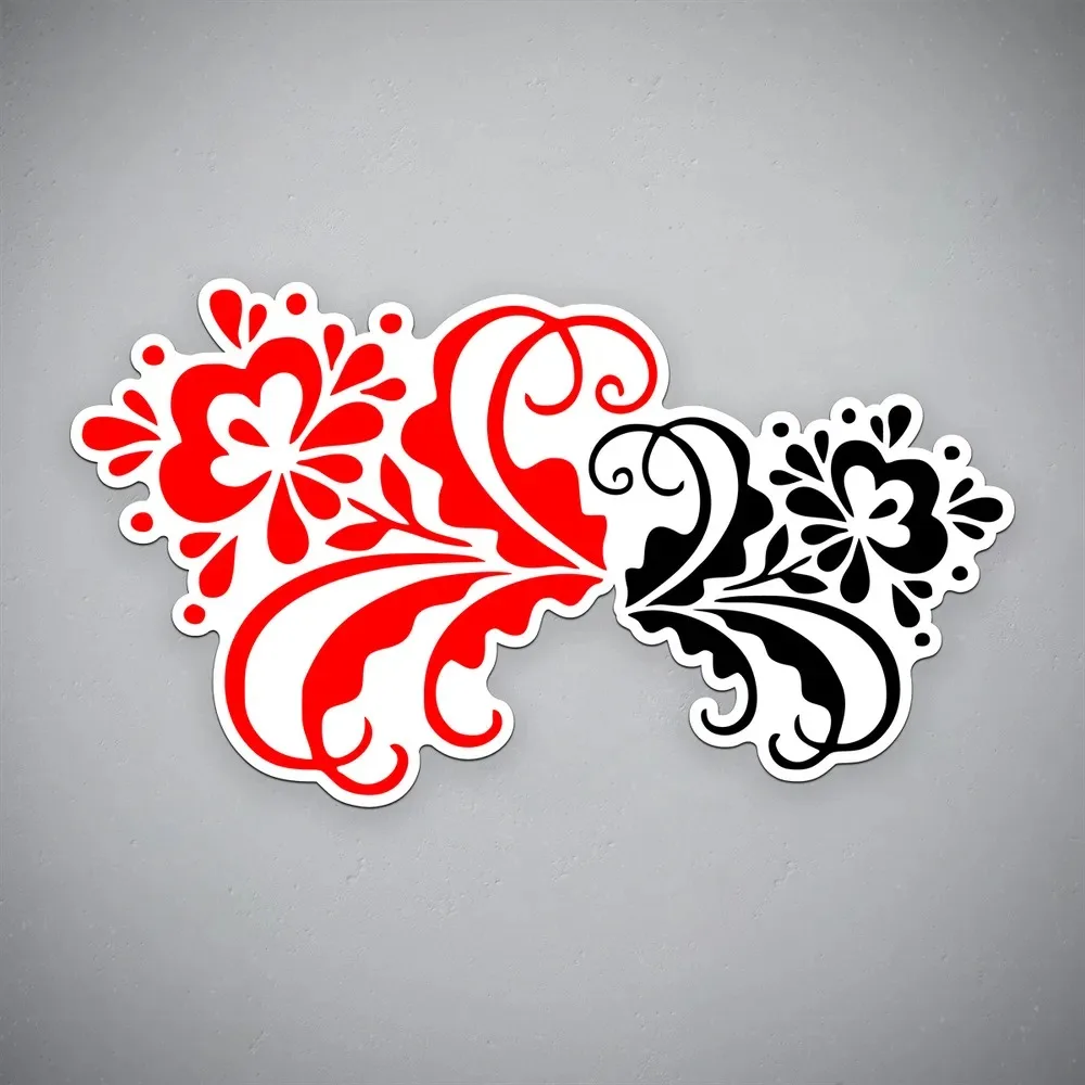 

Виниловые наклейки для автомобиля "Folk Ornament" Водонепроницаемые наклейки Автомобиль Ноутбук Стена Окно Бампер Наклейка