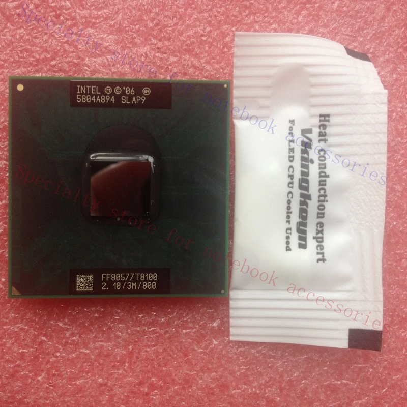 R+ Para Intel Core 2 Duo T8100 (FF80577GG0453M) SLAYP SLAP9 SLAVJ CPU 800/2.1GHz