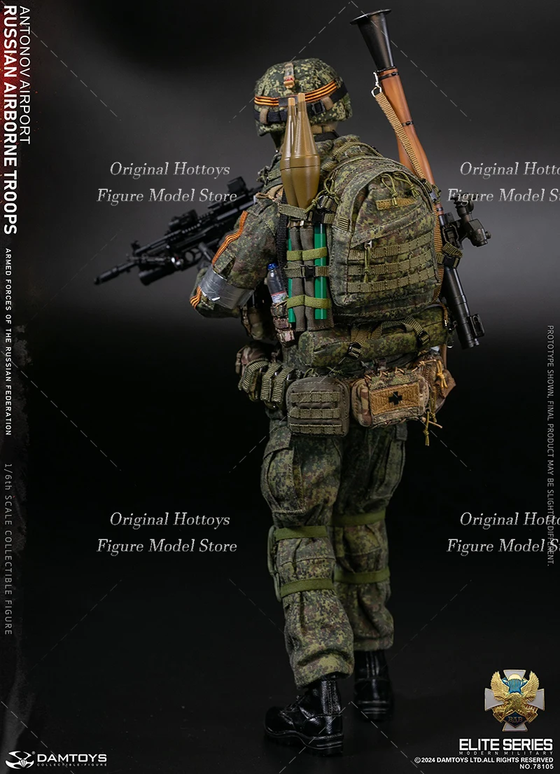 DAMTOYS 78105 1/6 스케일 남자 군인 러시아 공수 군대 Antonov 공항 풀 세트 12 인치 액션 피규어 인형 컬렉션