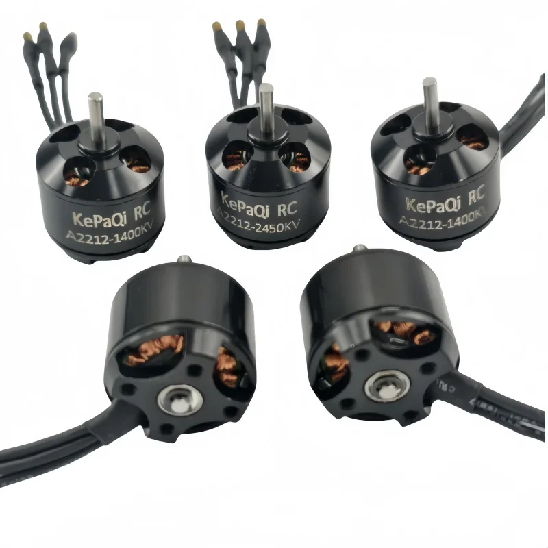 มอเตอร์ไร้แปรงถ่าน KPQ รุ่น A2212 มอเตอร์ 1400KV 2450KV สำหรับเครื่องบินบังคับวิทยุแบบปีกตรึง โดรนหลายแกน อุปกรณ์เสริมมอเตอร์