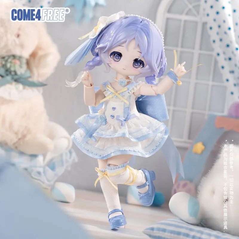 Spot New Come4free Bjd Doll Outfit 1/6 Scale Sweet Cream Style Lolita Dress Set For Ob Mitu Body Doll Accessories