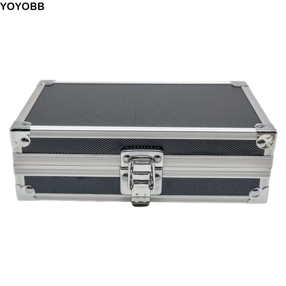 

Shockproof Aluminum Alloy Tool Box Drop-Resistant Wear Resistant Portable Tool Case Impact Resistant Large Capacity