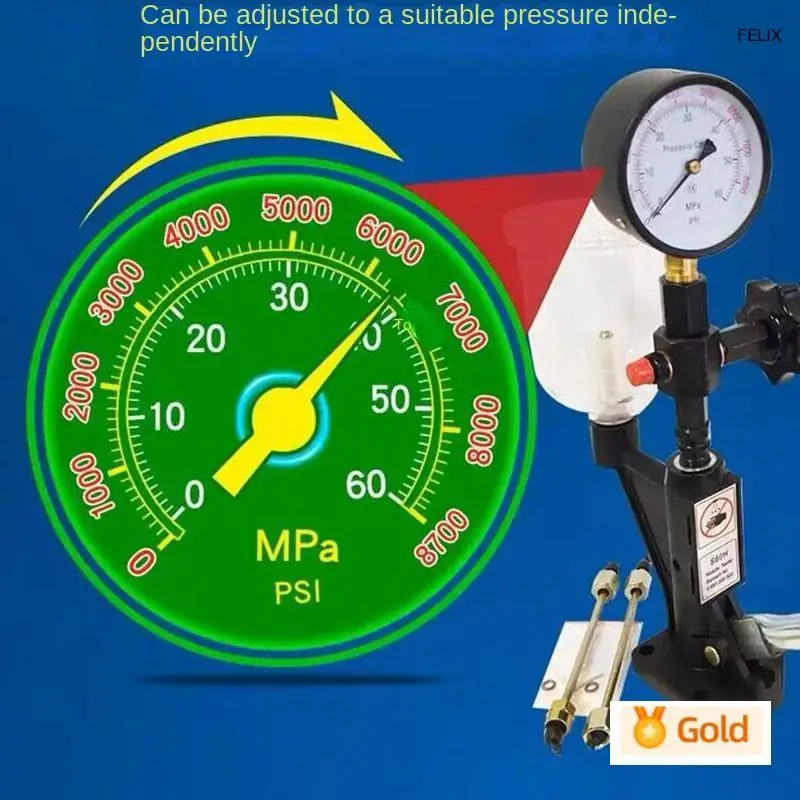 NEW CR-C Multifunctional Diesel Common Rail Injector Tester + S60H Nozzle Validator, Common Rail Injector Tester Tool Set