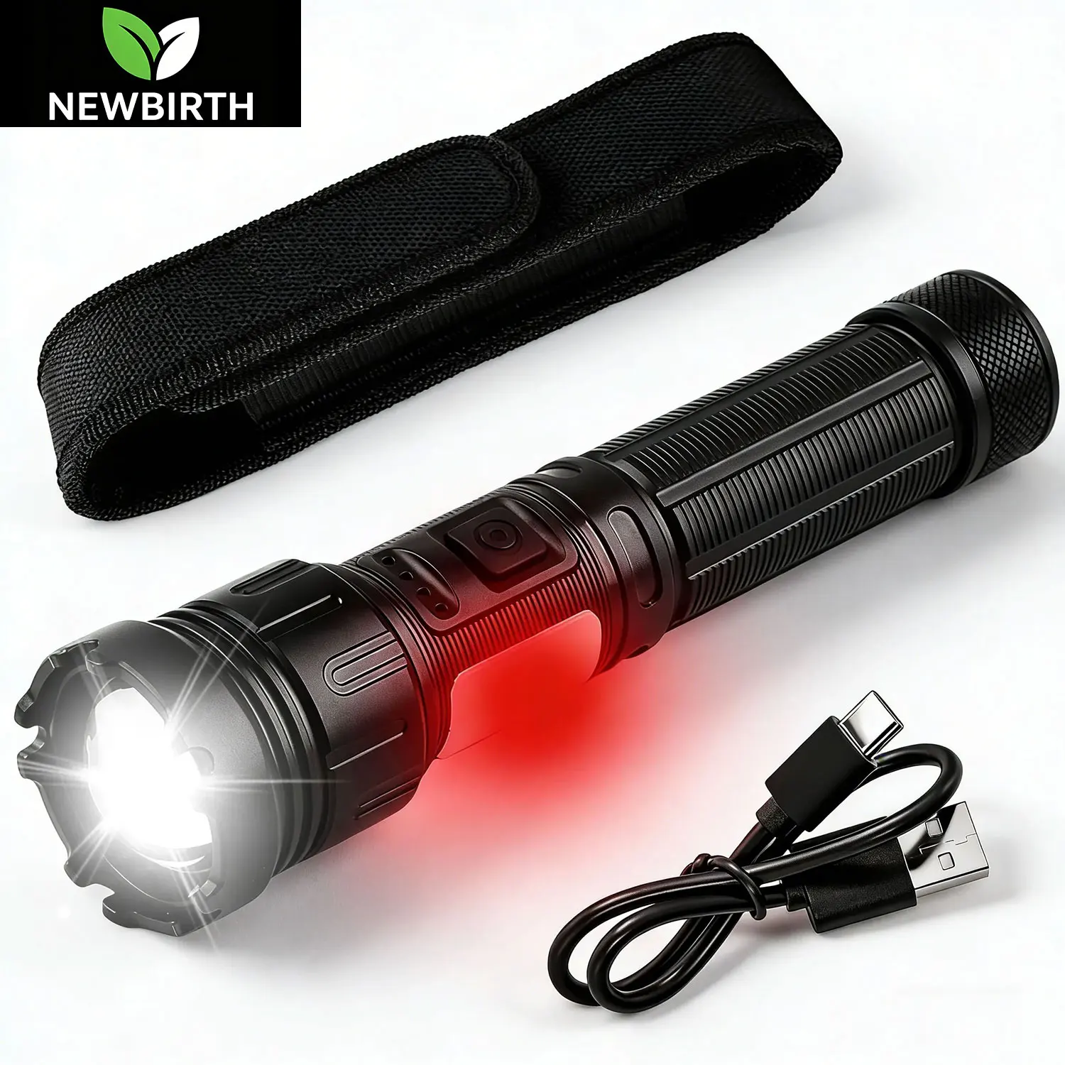 usb-充電式-led-懐中電灯-2000lm-超高輝度フラッシュライト-7-モード-cob-ライト付き-伸縮ズーム-磁気式-キャンプ用