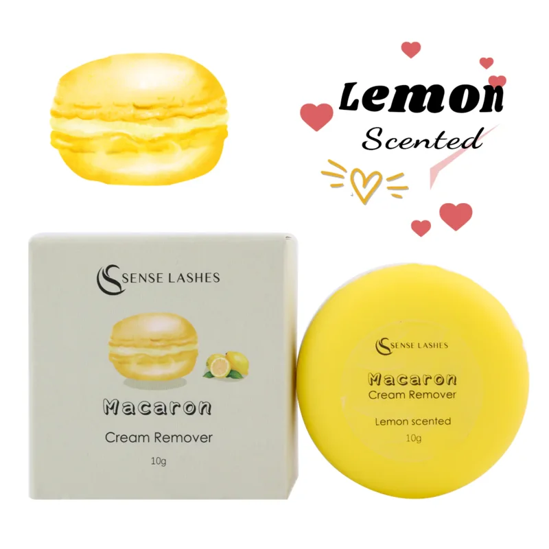 SENSE LASHES 10g Macaron Eyelash Glue Remover Quick Unloading Adhesive Professional Cream Remover Makeup Tools