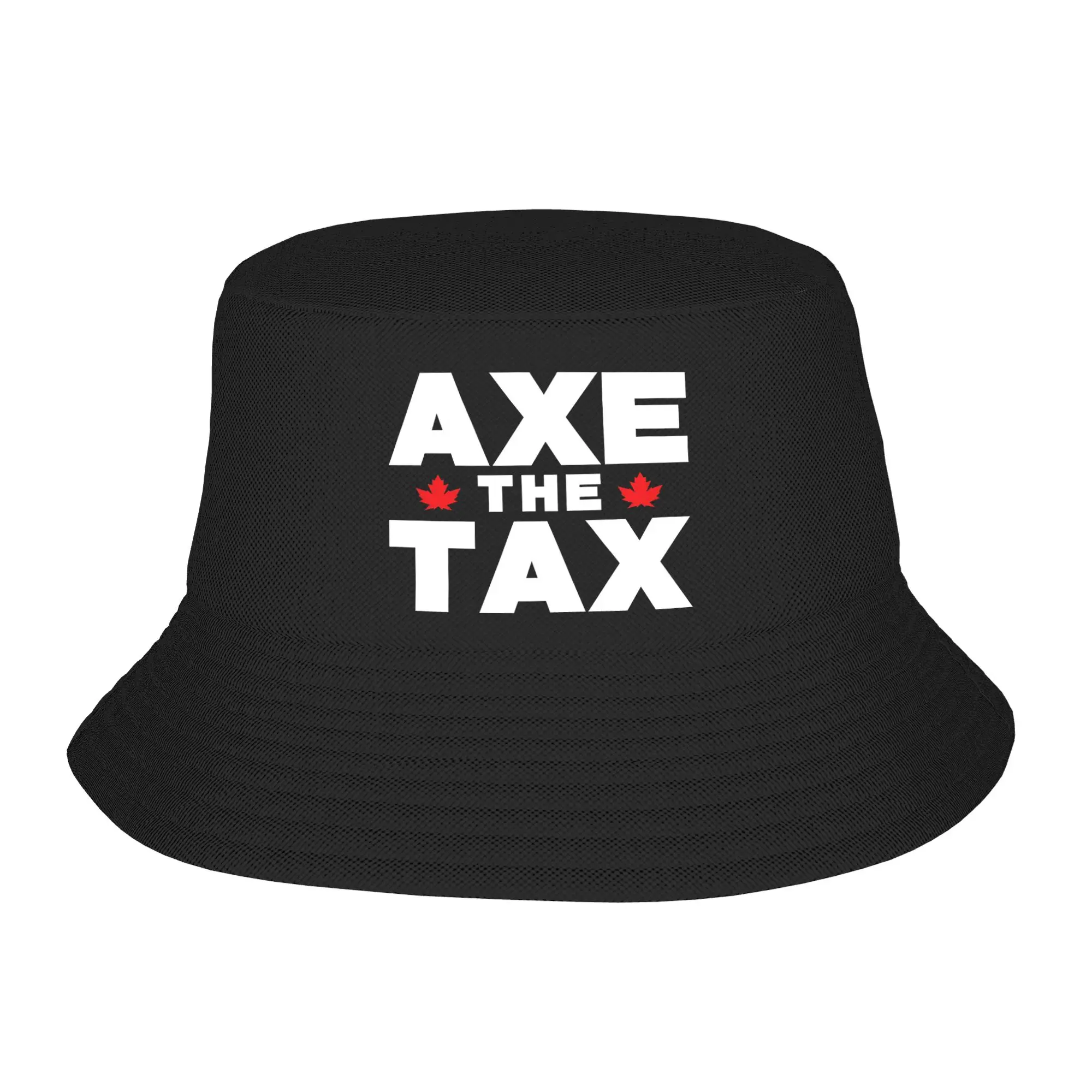 Unisex Harajuku AXE THE TAX Bucket Hats Merch  Bob Hat For Travel Headwear Lightweight
