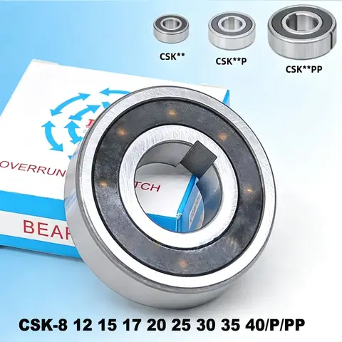 CSK 8 12 15 17 20 25 30 35 40/P/PP One Way Clutch Bearing With Keyway Clutch Backstop Bearing