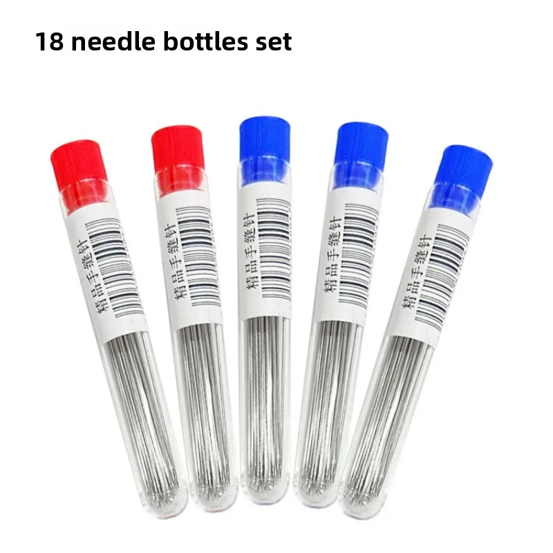 مجموعة إبر خياطة يدوية ممتازة مع عين واسعة وزجاجة مريحة لسهولة الخياطة والإصلاح المنزلي #4