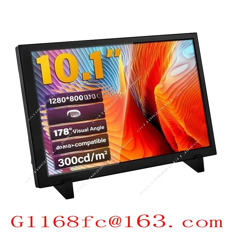 10.1-inch LCD IPS Capacitive Touchscreen HDMI Compatible with 1280x800 Display