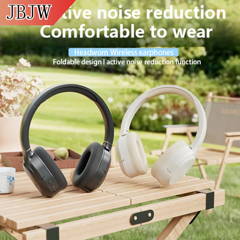 

JBJW Bluetooth Headset AI Intelligent Noise Reduction HD sound Calling 30-hours Playtime Fast Charging Earphone for Outdoor Ride